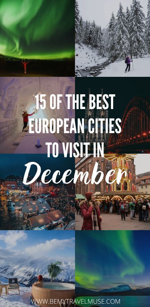 December is a fantastic time to explore European cities. Christmas markets, the northern lights, and more await you! #visiteurope #europeindecember