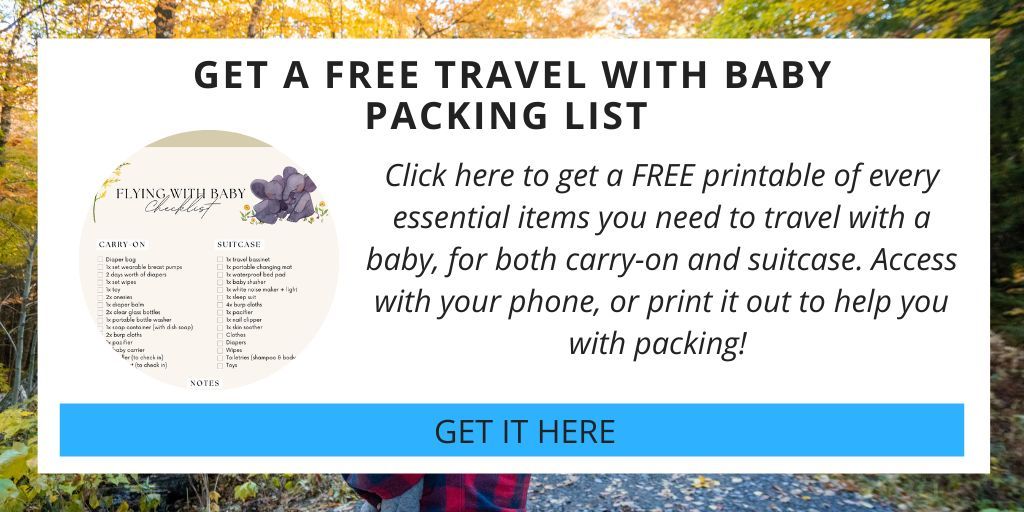 baby packing list