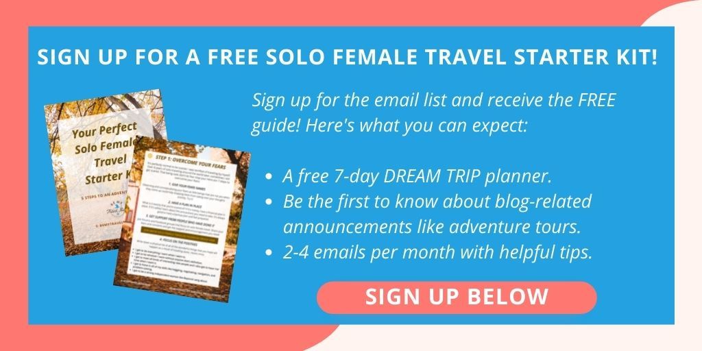 solo female travel tips