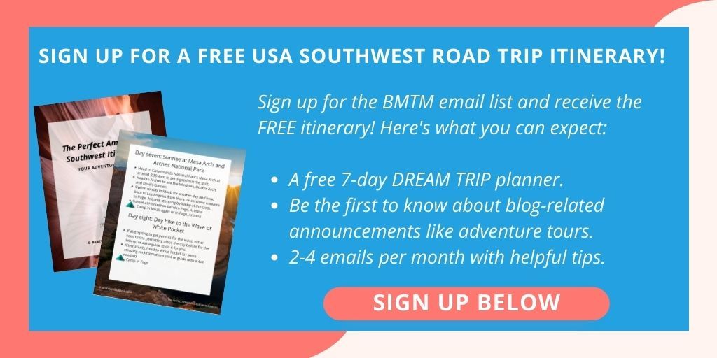 southwest us road trip itinerary
