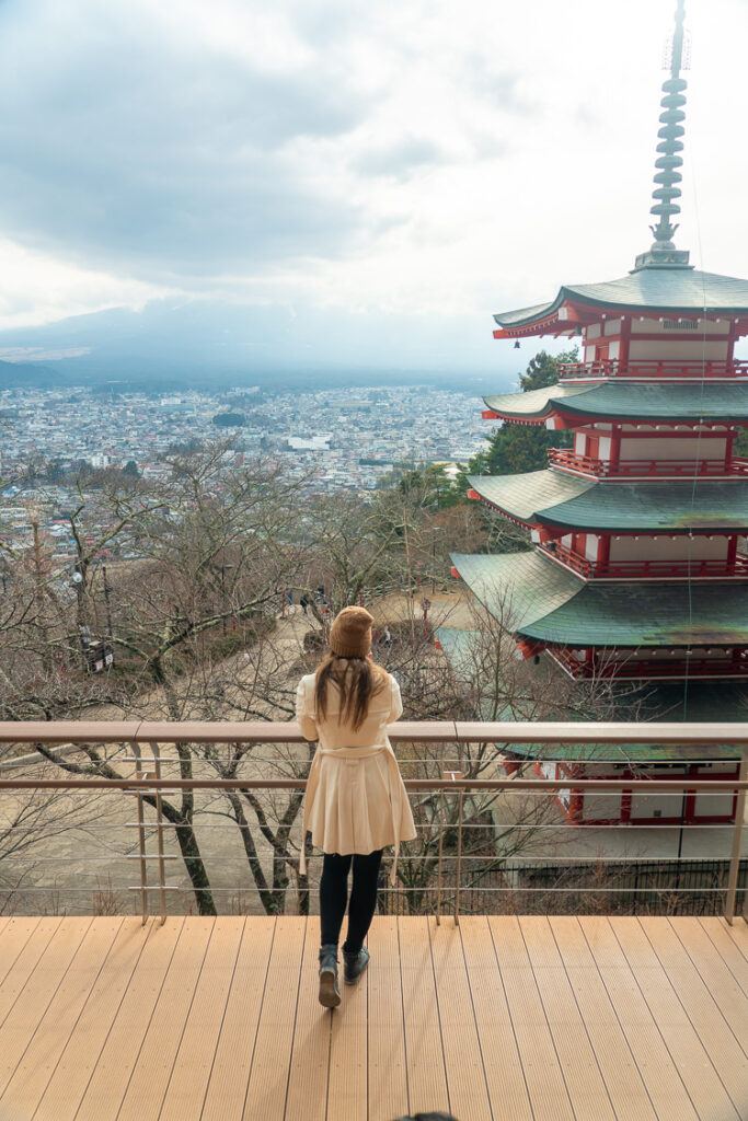 Japan itinerary Chureito Pagoda