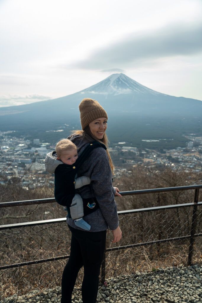 kawaguchi lake view from mt fuji ropeway