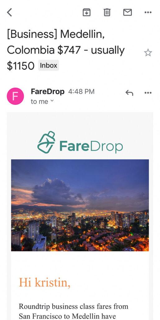 fare drop review