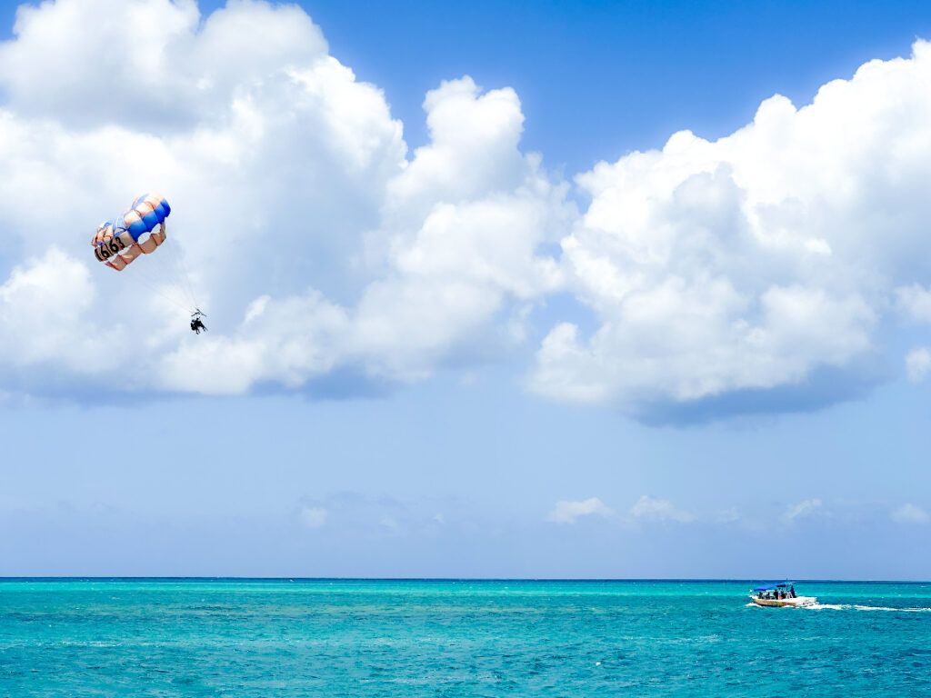 Turks and Caicos parasailing things to do things to do in Turks and Caicos 