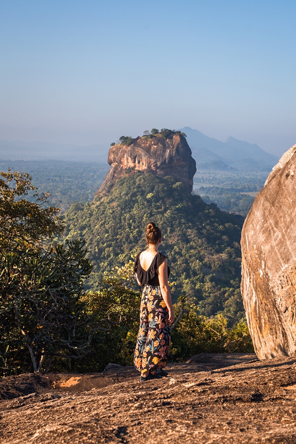 Pidurangala Rock in Sri Lanka.
