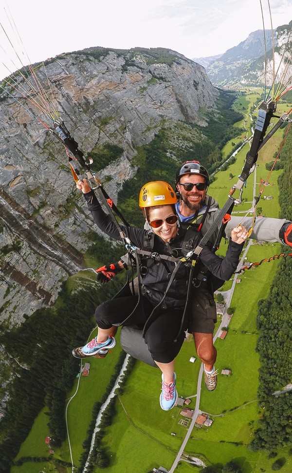 solo female travel europe paragliding