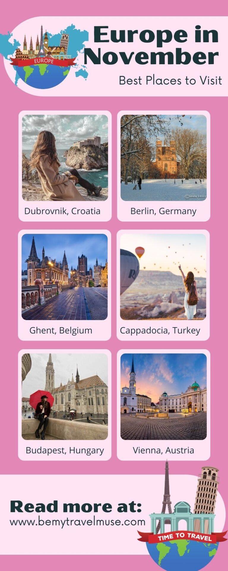 14 Best Places to Visit in Europe in November - Be My Travel Muse